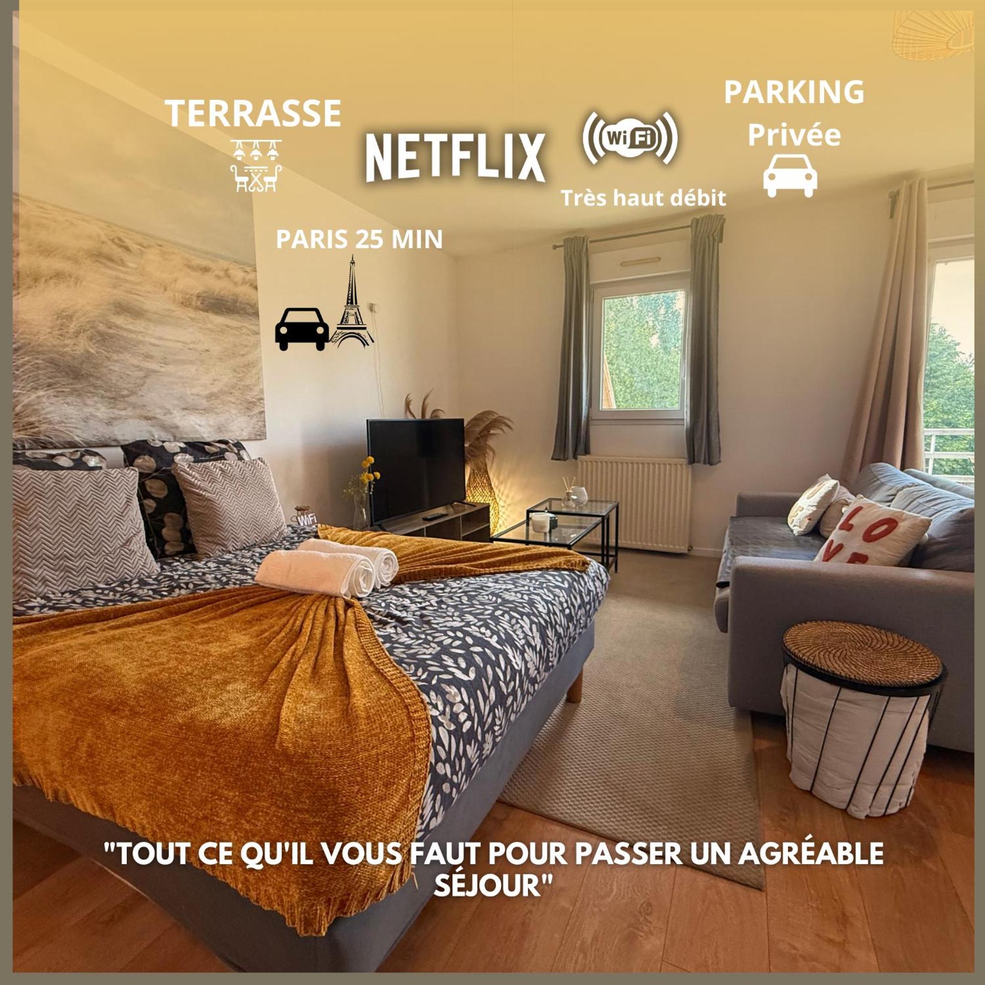 Les Dunes Studio Ideal Couple,Solo,Famille&Pro Vitry-sur-Seine Exteriör bild